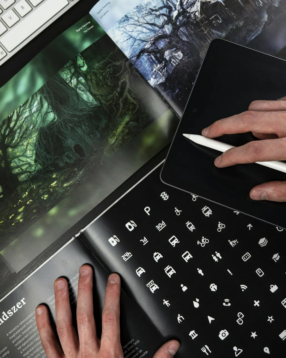 Kreatív design portfólió weboldal
